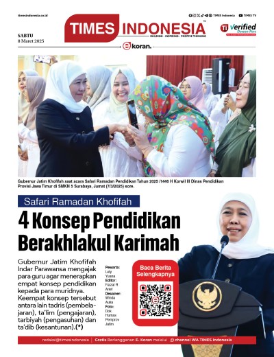 Edisi Sabtu, 8 Maret 2025: E-Koran, Bacaan Positif Masyarakat 5.0