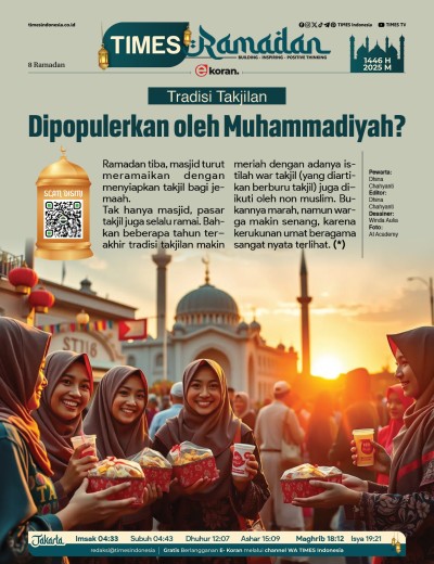 Edisi Sabtu, 8 Maret 2025: E-Koran, Bacaan Positif Masyarakat 5.0