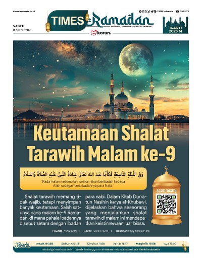 Edisi Sabtu, 8 Maret 2025: E-Koran, Bacaan Positif Masyarakat 5.0