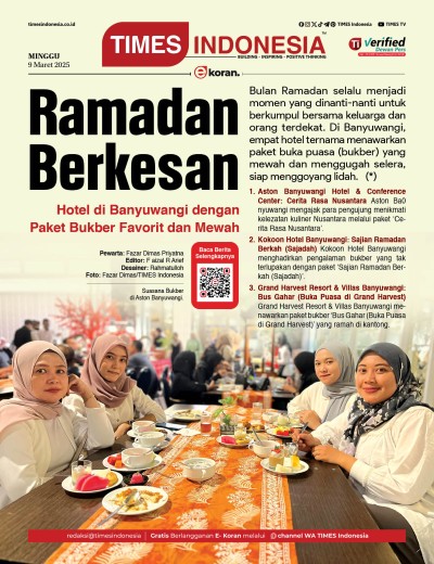 Edisi Minggu, 9 Maret 2025: E-Koran, Bacaan Positif Masyarakat 5.0