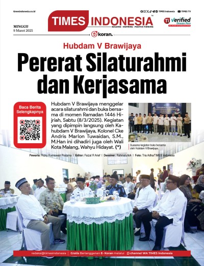 Edisi Minggu, 9 Maret 2025: E-Koran, Bacaan Positif Masyarakat 5.0