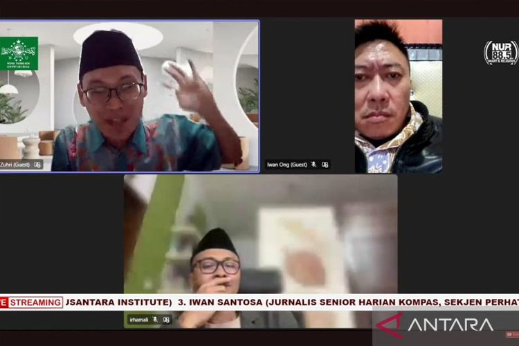 Tangkapan layar Seminar Nasional dengan tema
