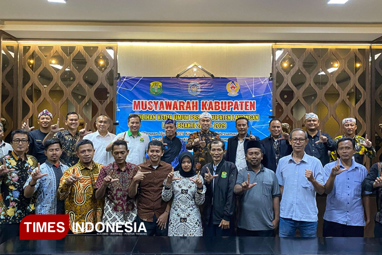 Wakil Bupati Lamongan, Dirham Akbar Aksara diamanahi menjadi Ketua PBSI Lamongan periode 2025-2029, (Foto : Moch. Nuril Huda/TIMES Indonesia)