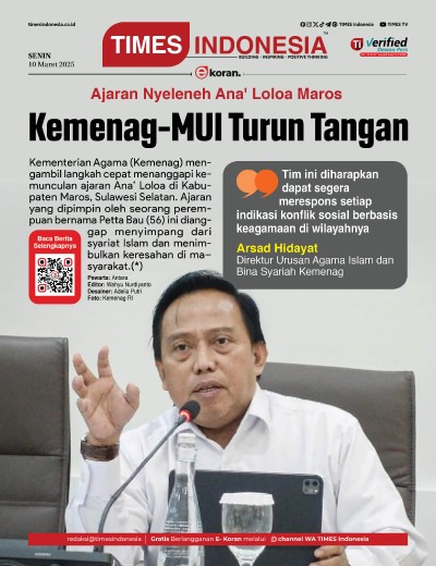 Edisi Senin, 10 Maret 2025: E-Koran, Bacaan Positif Masyarakat 5.0