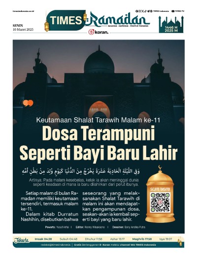 Edisi Senin, 10 Maret 2025: E-Koran, Bacaan Positif Masyarakat 5.0