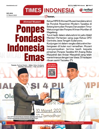 Edisi Selasa, 11 Maret 2025: E-Koran, Bacaan Positif Masyarakat 5.0