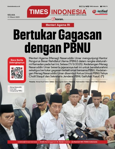 Edisi Selasa, 11 Maret 2025: E-Koran, Bacaan Positif Masyarakat 5.0