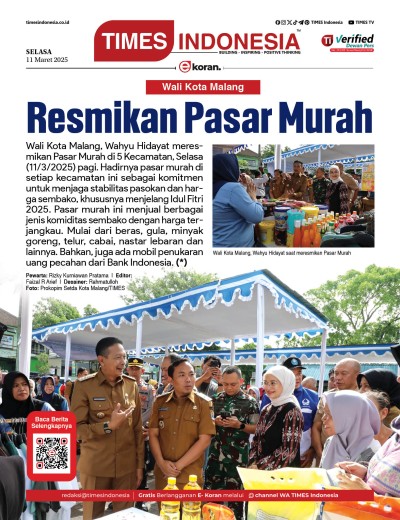 Edisi Selasa, 11 Maret 2025: E-Koran, Bacaan Positif Masyarakat 5.0