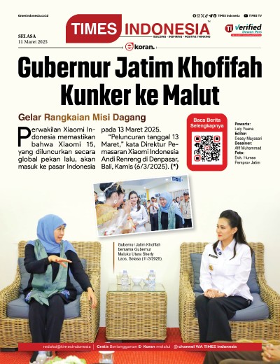 Edisi Selasa, 11 Maret 2025: E-Koran, Bacaan Positif Masyarakat 5.0