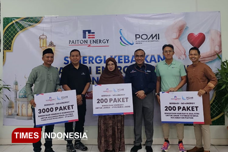 Paiton Energy-POMI Beri Tali Asih Ramadan kepada Yatim, Lansia Hingga Ribuan Warga