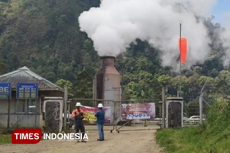 Area uji sumur PLTP Wayang Windu milik PT Star Energy Geothermal Limited di Kecamatan Pangalengan Kabupaten Bandung. (Foto: Dok TIN)