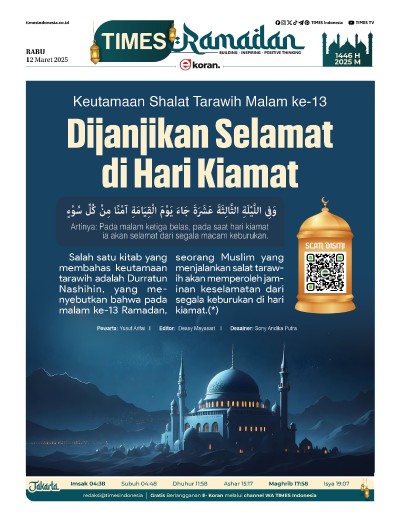 Edisi Rabu,12 Maret 2025: E-Koran, Bacaan Positif Masyarakat 5.0