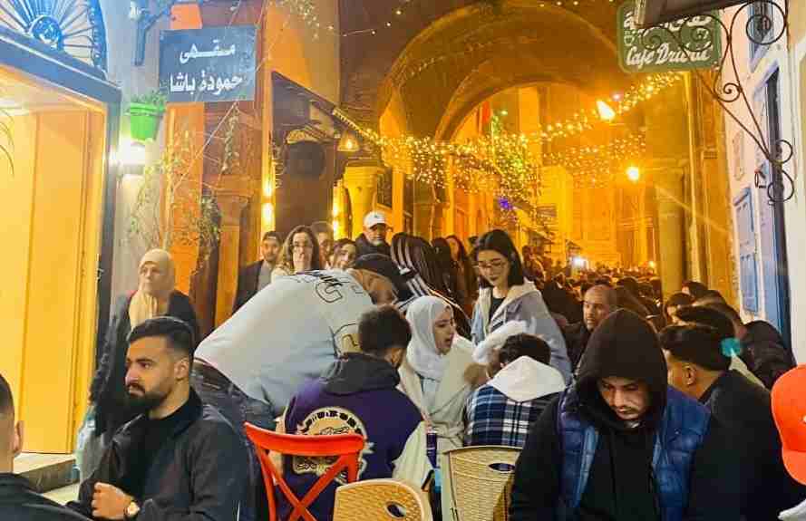 Suasana malam di Tunisia saat Ramadan cukup ramai dengan nuansa spiritualitas yang kental. (Foto:  Aqilah Firyal Haya/TIMES INDONESIA)