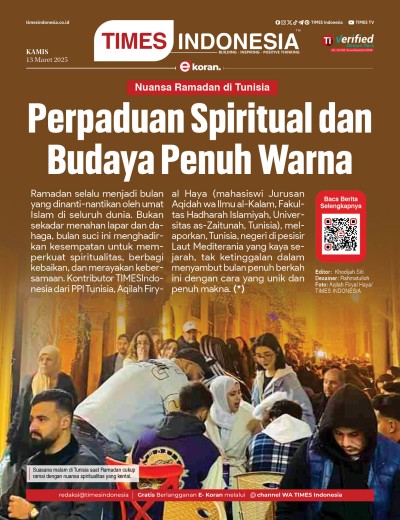 Edisi Kamis,13 Maret 2025: E-Koran, Bacaan Positif Masyarakat 5.0