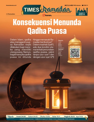 Edisi Kamis, 13 Maret 2025: E-Koran, Bacaan Positif Masyarakat 5.0