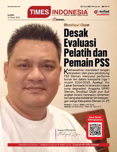 Edisi Kamis,13 Maret 2025: E-Koran, Bacaan Positif Masyarakat 5.0