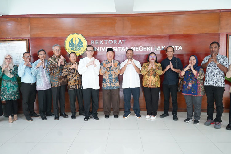 UNJ terima kunjungan kerja dari Delegasi Pemerintah Kabupaten Mappi, Papua Selatan. (FOTO: dok. UNJ)