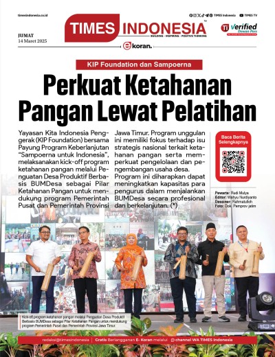 Edisi Jumat,14 Maret 2025: E-Koran, Bacaan Positif Masyarakat 5.0