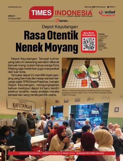 Edisi Jumat, 14 Maret 2025: E-Koran, Bacaan Positif Masyarakat 5.0