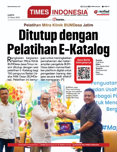 Edisi Sabtu, 15 Maret 2025: E-Koran, Bacaan Positif Masyarakat 5.0