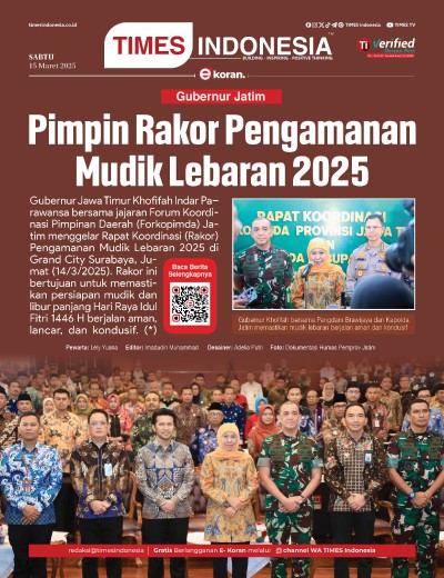 Edisi Sabtu, 15 Maret 2025: E-Koran, Bacaan Positif Masyarakat 5.0