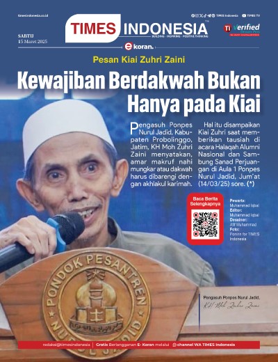 Edisi Sabtu, 15 Maret 2025: E-Koran, Bacaan Positif Masyarakat 5.0
