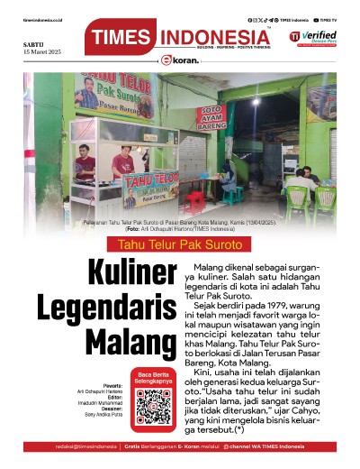 Edisi Sabtu, 15 Maret 2025: E-Koran, Bacaan Positif Masyarakat 5.0