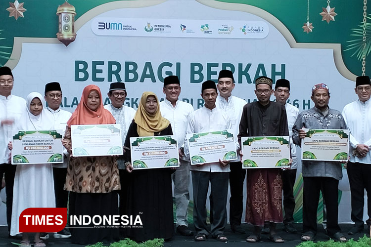 Hangatkan Momen Ramadan, Petrokimia Gresik Berbagi Berkah kepada Seribu Anak Yatim