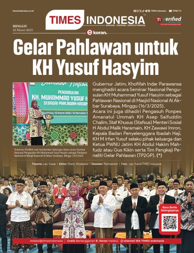 Edisi Minggu, 16 Maret 2025: E-Koran, Bacaan Positif Masyarakat 5.0