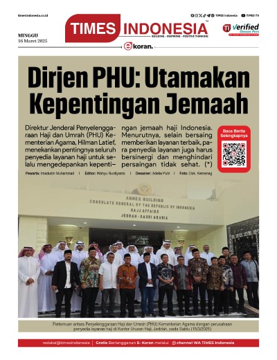 Edisi Minggu, 16 Maret 2025: E-Koran, Bacaan Positif Masyarakat 5.0