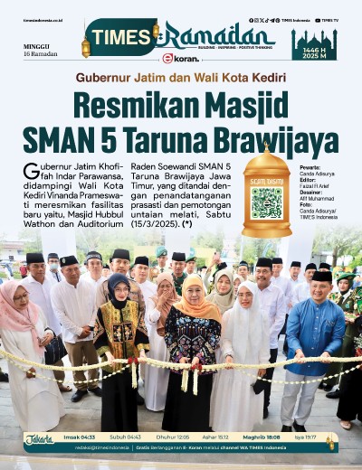 Edisi Minggu, 16 Maret 2025: E-Koran, Bacaan Positif Masyarakat 5.0