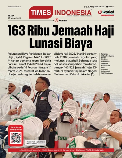 Edisi Senin, 17 Maret 2025: E-Koran, Bacaan Positif Masyarakat 5.0