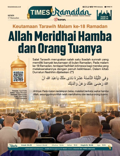 Edisi Senin, 17 Maret 2025: E-Koran, Bacaan Positif Masyarakat 5.0