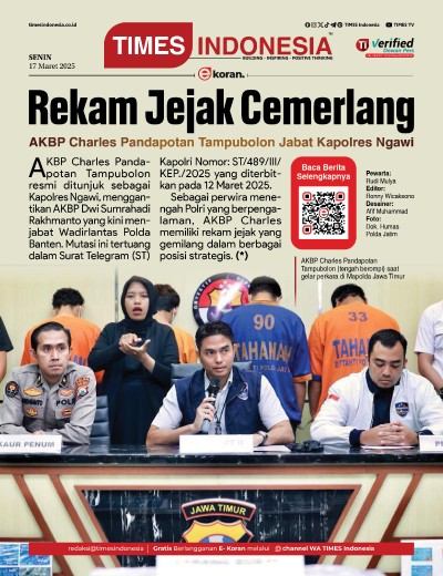 Edisi Senin, 17 Maret 2025: E-Koran, Bacaan Positif Masyarakat 5.0