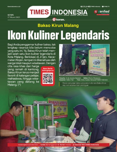 Edisi Senin, 17 Maret 2025: E-Koran, Bacaan Positif Masyarakat 5.0