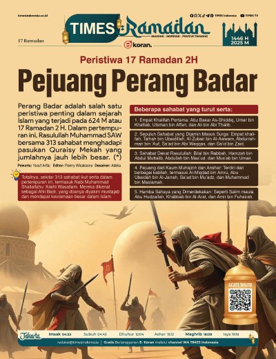 Edisi Senin, 17 Maret 2025: E-Koran, Bacaan Positif Masyarakat 5.0