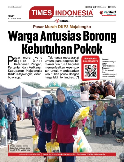 Edisi Senin, 17 Maret 2025: E-Koran, Bacaan Positif Masyarakat 5.0