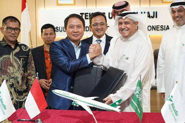 Kemenag Tuntaskan Kontrak Transportasi Udara Haji 2025 dengan Saudia Airlines