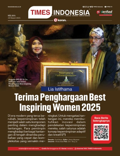 Edisi Selasa, 18 Maret 2025: E-Koran, Bacaan Positif Masyarakat 5.0