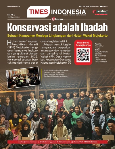 Edisi Selasa, 18 Maret 2025: E-Koran, Bacaan Positif Masyarakat 5.0