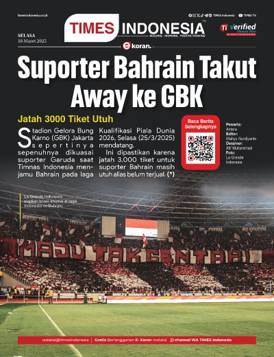 Edisi Selasa, 18 Maret 2025: E-Koran, Bacaan Positif Masyarakat 5.0