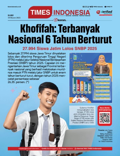 Edisi Rabu, 19 Maret 2025: E-Koran, Bacaan Positif Masyarakat 5.0