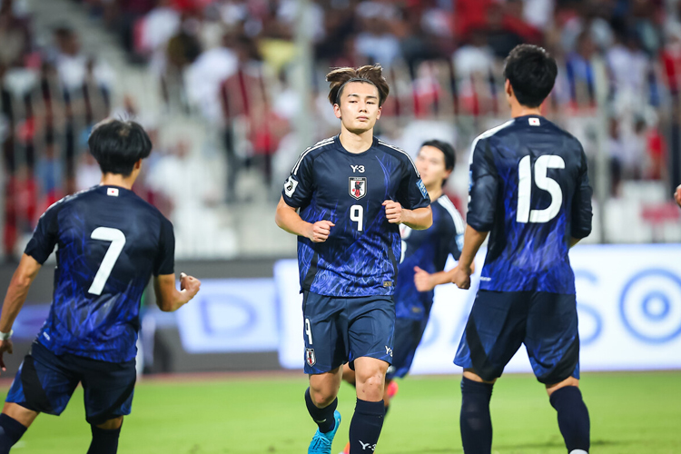Striker Kyogo Furuhashi akan memimpin timnas Jepang untuk menghadapi Bahrain di Stadion Saitama pada Kamis (20/3/2025). Jika Jepang menang atas Bahrain, mereka akan dipastikan merebut tiket Piala Dunia 2026. (foto: AFC)