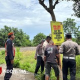 Begini Cara Polresta Banyuwangi Cegah Laka di Perlintasan KA Tanpa Palang Pintu Jelang Mudik