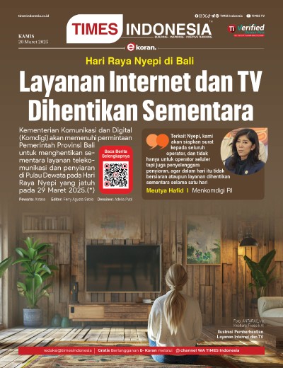 Edisi Kamis, 20 Maret 2025: E-Koran, Bacaan Positif Masyarakat 5.0