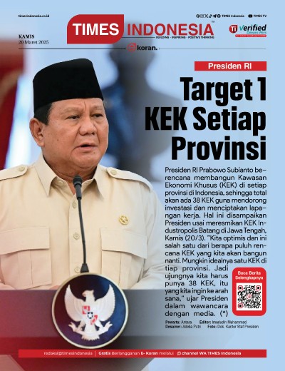 Edisi Kamis, 20 Maret 2025: E-Koran, Bacaan Positif Masyarakat 5.0