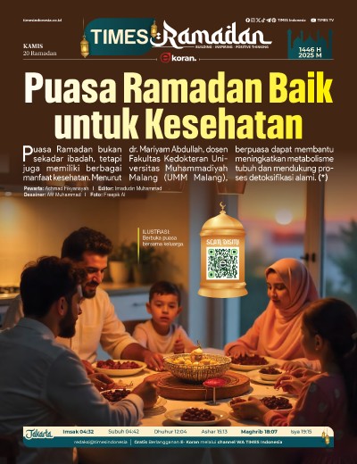 Edisi Kamis, 20 Maret 2025: E-Koran, Bacaan Positif Masyarakat 5.0