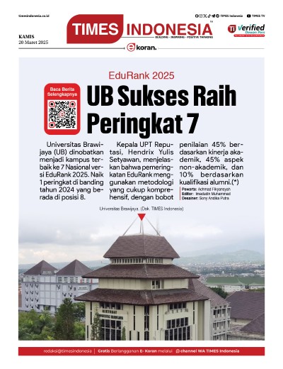 Edisi Kamis, 20 Maret 2025: E-Koran, Bacaan Positif Masyarakat 5.0
