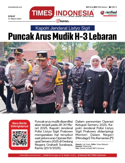 	Edisi Jumat, 21 Maret 2025: E-Koran, Bacaan Positif Masyarakat 5.0