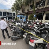 Polisi Sita 80 Motor Pendemo Tolak UU TNI di Malang